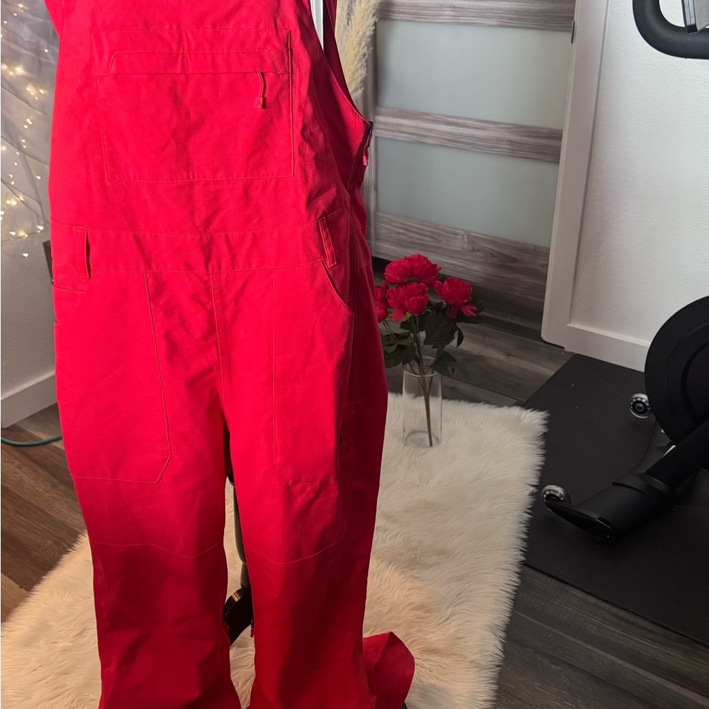 Burton Red Women's Snowbibs